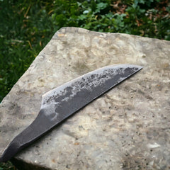 Warriors Outfit Hand Forged-railroad Spike Knife with Twisted Handle- Carbon Steel Spike Knife