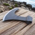 Hand Forged Medieval Black large Axe head