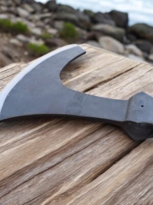 Hand Forged Medieval Black large Axe head