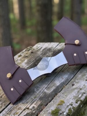 Medieval viking double axe head