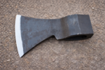 WarriorsOutfit Hand Forged Axe Head Viking Style Carbon Steel Axe Head Handmade Bearded Axe Head for Crafting & Restoration