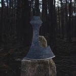 Warriors Outfit Medieval Huntsman Custom Hand-Forged - Viking Tomahawk Viking Style Axe Head Throwing Hatchet - Camping & Battle Axe - Black