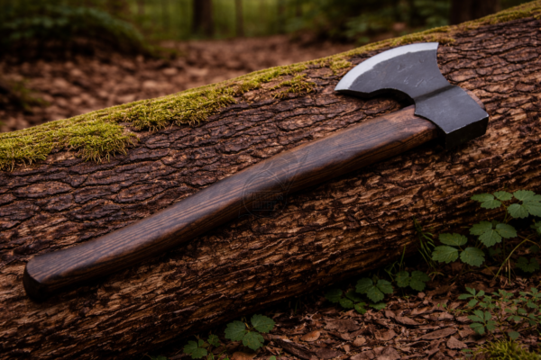Warriors Outfit Hand Forged Medieval Viking Throwing Axe With Handle. Best For Throwing Battle ready Axe.