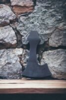 Warriors Outfit Medieval Huntsman Custom Hand-Forged - Viking Tomahawk Viking Style Axe Head Throwing Hatchet - Camping & Battle Axe - Black