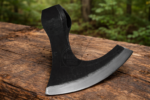 Warriors Outfit Hand Forged Medieval Viking Axe Head High Carbon Steel Durable Replacement Axe Head for Woodworking, Camping, and Survival
