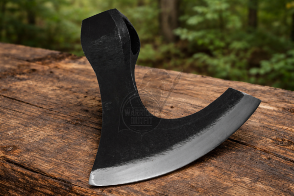 Warriors Outfit Hand Forged Medieval Viking Axe Head High Carbon Steel Durable Replacement Axe Head for Woodworking, Camping, and Survival