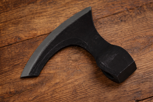 Warriors Outfit Hand Forged Medieval Viking Axe Head High Carbon Steel Durable Replacement Axe Head for Woodworking, Camping, and Survival