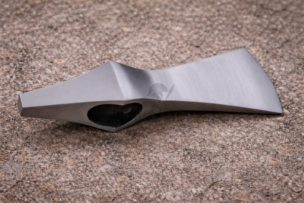WarriorsOutfit Polished Bearded Axe Head Hand Forged Steel Axe Head Viking Style Axe Head for Crafting & Custom Handle