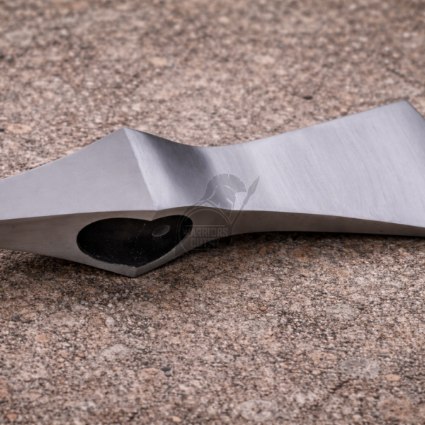 WarriorsOutfit Polished Bearded Axe Head Hand Forged Steel Axe Head Viking Style Axe Head for Crafting & Custom Handle