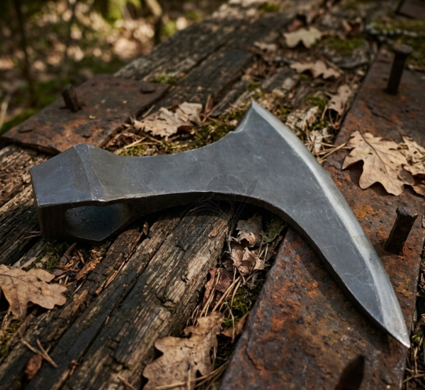 Warriors Outfit Hand Forged Viking Axe Head Beard Head high Carbon Steel Battle ready Throwing axe head.