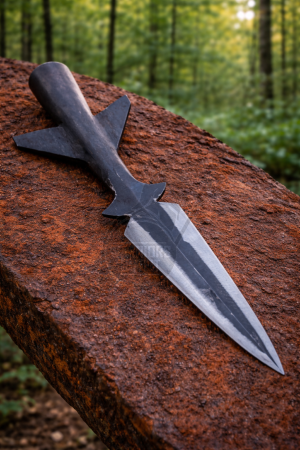 Warriors Outfit Medieval Wing Spearhead for Hunting & Throwing | Durable Hand Forged Spearhead