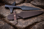 Warriors Outfit Hand Forged Medieval Viking Spearhead With Leather Cover.