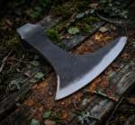 Warriors Outfit Hand Forged Viking Axe Head Beard Head high Carbon Steel Battle ready Throwing axe head.