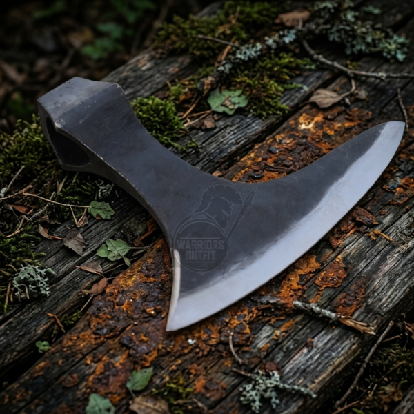 Warriors Outfit Hand Forged Viking Axe Head Beard Head high Carbon Steel Battle ready Throwing axe head.