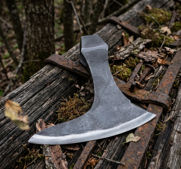 Warriors Outfit Hand Forged Viking Axe Head Beard Head high Carbon Steel Battle ready Throwing axe head.