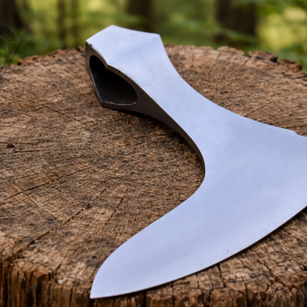 Warriors Outfit Hand Forged High Carbon Steel Polish Axe Head| Viking Hatchet Hand Forged Axe Best For Outdoor Camping Tool.