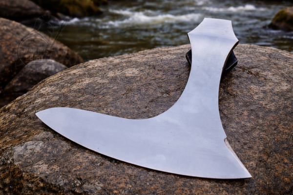 Warriors Outfit Hand Forged High Carbon Steel Polish Axe Head| Viking Hatchet Hand Forged Axe Best For Outdoor Camping Tool.
