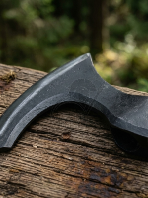 Warriors Outfit Hand Forged Medieval Viking Axe Head High Carbon Steel Durable Replacement Axe Head for Woodworking, Camping, and Survival