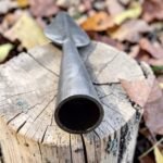 Warriors Outfit Hand-Forged Celtic Spearhead Leaf Shaped Blade – Polished High Carbon Steel Spear Head with Central Ridge, Traditional Socket Design for Throwing Practice, Hunting Style