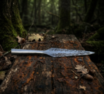 Warriors Outfit Hand-Forged Etched Throwing & Hunting Spearhead. Outdoor Camping Tool
