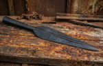 Warriors Outfit Hand Forged Medieval Large Size Heavy Spearhead. Leaf Blade Spearhead.