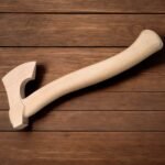Warriors Outfit Handcrafted Wooden Axe – Viking Style Decorative Axe – Handmade Wooden Hatchet for Display & Cosplay
