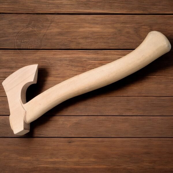 Warriors Outfit Handcrafted Wooden Axe – Viking Style Decorative Axe – Handmade Wooden Hatchet for Display & Cosplay