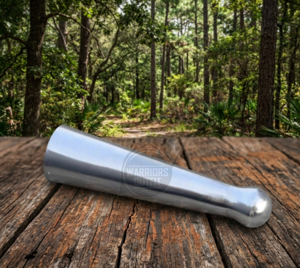 Warriors Outfit Medieval Round Tip End Cap for Historical Reenactments, LARP, and Costume Accessories