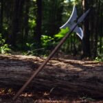 Warriors Outfit 18th Century Medieval Hand Forged Halberd, 91cm Wooden Handle, High Carbon Steel Blade with Curved Spike, Historical Weapon Replica