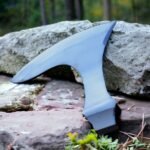 Worries Outfit  Hand Forged High Carbon Steel Polish Axe Head| Viking Hatchet Hand Forged Axe Best For Outdoor Camping Tool.