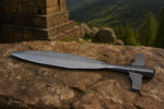 WarriorsOutfit Medieval Polish Winged Spearhead – Hand Forged Steel Blade Viking Spear Head