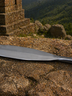 WarriorsOutfit Medieval Polish Winged Spearhead – Hand Forged Steel Blade Viking Spear Head
