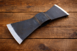 WarriorsOutfit Medieval Iron Double Axe Head Hand Forged Viking Style Battle Axe Blade for Reenactment & Decor