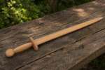WarriorsOutfit Wooden Training Sword – Handmade Practice Sword for Martial Arts, Cosplay & Safe Sparring