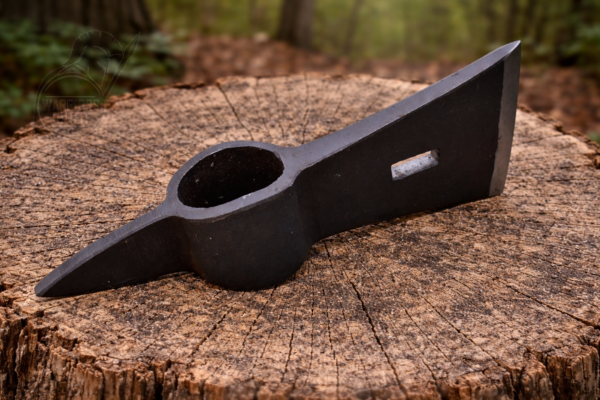 WarriorsOutfit Hand Forged Iron Axe Head Medieval Viking Style Bearded Axe Blade for Reenactment & Woodworking