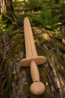 WarriorsOutfit Wooden Training Sword – Handmade Practice Sword for Martial Arts, Cosplay & Safe Sparring