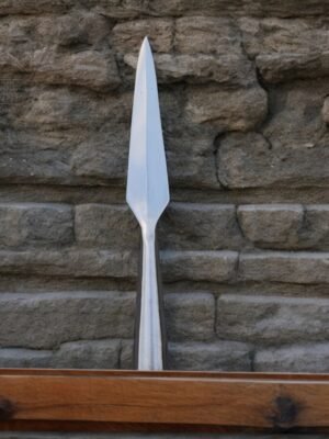 Warriors Outfit Hand Forged Medieval Hunting Spearhead | 11inches Polish Spearhead.
