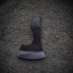 WARRIORS OUTFIT Hand Forged Medieval High Carbon Steel Carving Axe Head. Best For Outdoor Camping Tool