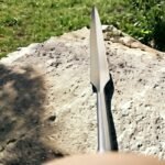 Warriors Outfit Hand Forged Medieval Hunting Spearhead | 11inches Polish Spearhead.
