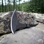 Hand Forged Medieval Back Spike Battle Axe Head | Campaign Hatch Tomahawk Axe, Huntsman Throwing Camping Battle Axe, Hight Carbon Steel