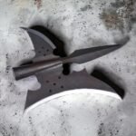Hand Forged High Carbon Steel Medieval Halberd with Holes- Heavy Duty Sergeants Halberd Fully Functional