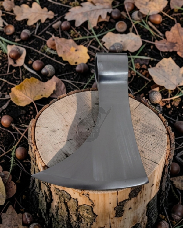 Warriors Outfit Hand Forged - Medieval Viking Throwing Polish Axe Head | Camping Axe Head | Camping, Survival, Outdoors, Wood Chopping Axes