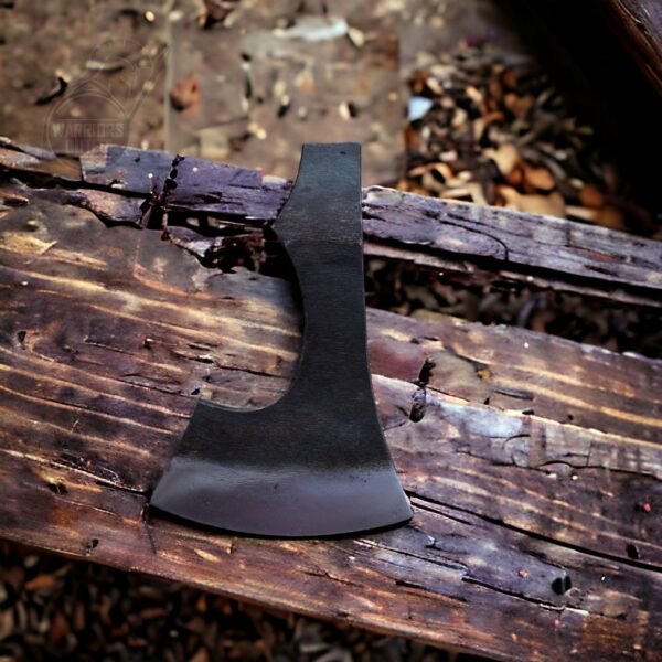WARRIORS OUTFIT Hand Forged Medieval High Carbon Steel Carving Axe Head. Best For Outdoor Camping Tool