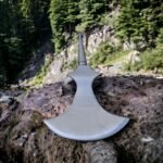 Worries Outfit Lifeguards Household Cavalry Farrier Axe Head for Splitting Wood -Viking Hatchet Hand Forged Axe