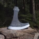 Warriors Outfit Hand Forged Medieval Viking High Carbon Steel Center Hole Axe Head. Best For Outdoor Camping Tool.