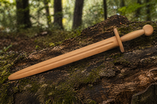 WarriorsOutfit Wooden Training Sword – Handmade Practice Sword for Martial Arts, Cosplay & Safe Sparring