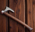 Warriors Outfit Hand Forged Medieval Viking Battle Ready Axe With Handle.