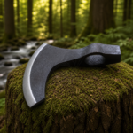 Warrior Outfit Medieval Viking Axe Battle Ready Axehead Reenactment Renaissance Costume, Carbon Steel 7.8 inch