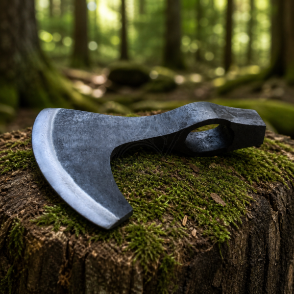 Warrior Outfit Medieval Viking Axe Battle Ready Axehead Reenactment Renaissance Costume, Carbon Steel 7.8 inch