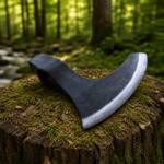 Warrior Outfit Medieval Viking Axe Battle Ready Axehead Reenactment Renaissance Costume, Carbon Steel 7.8 inch